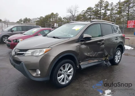 2014 Toyota Rav4 Limited from USA, damaged, VIN 2T3DFREV3EW219840